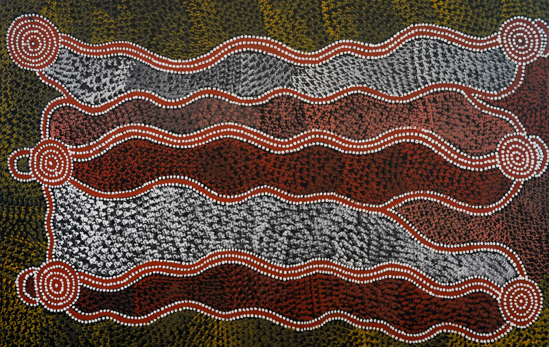 Tingari Cycle by Walala Tjapaltjarri