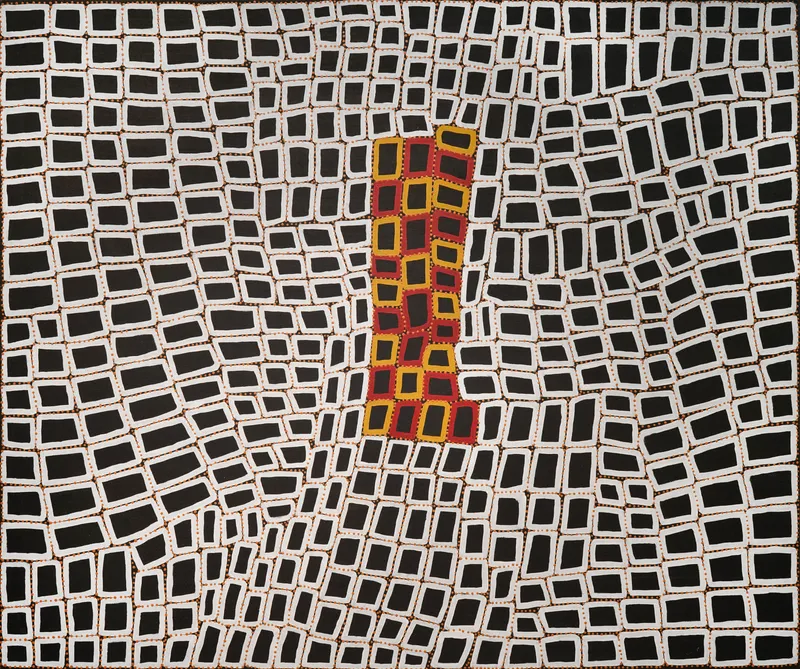 Artwork by Walala Tjapaltjarri