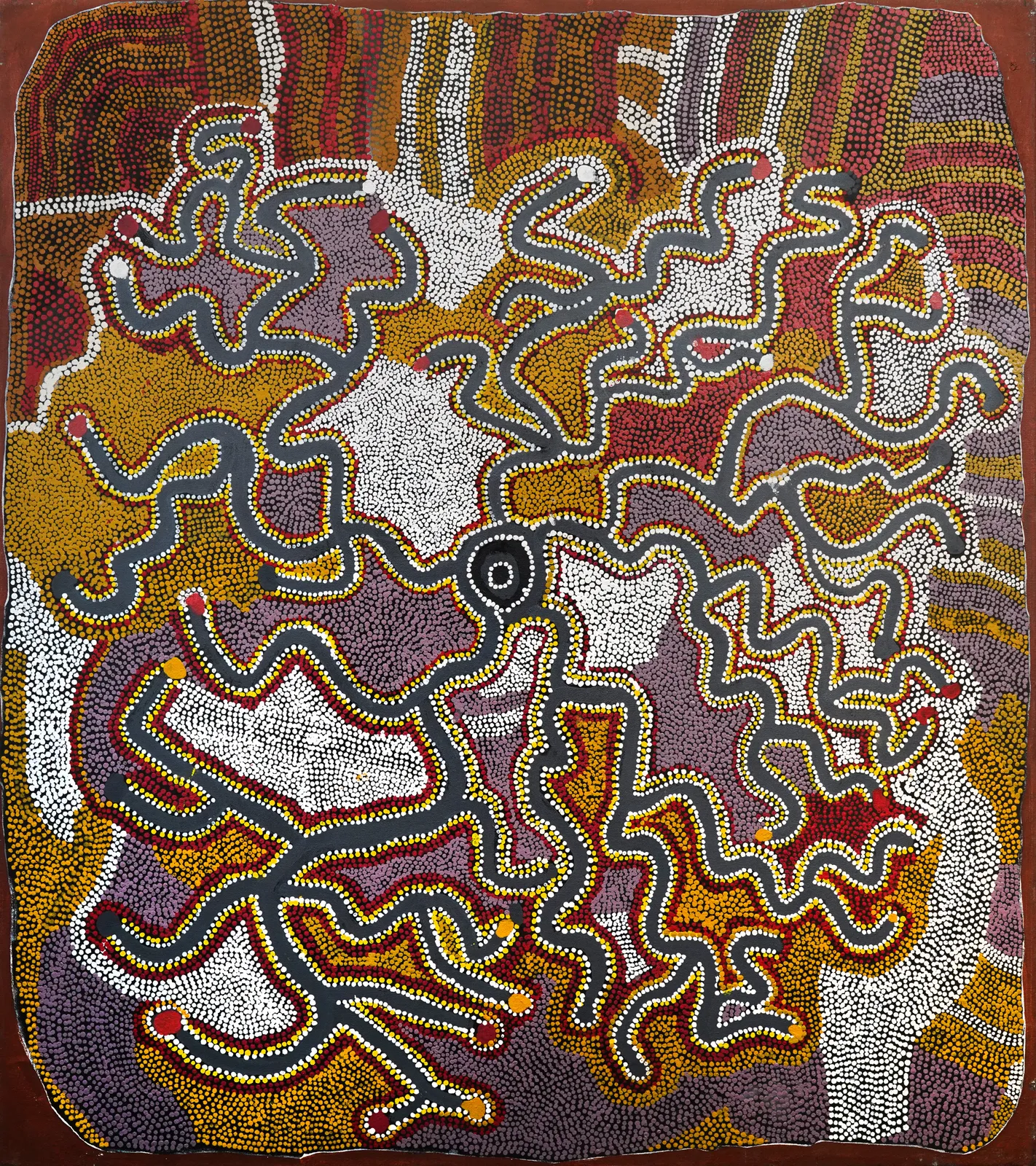 Warlugulongu, 1988 by Billy Napanangka