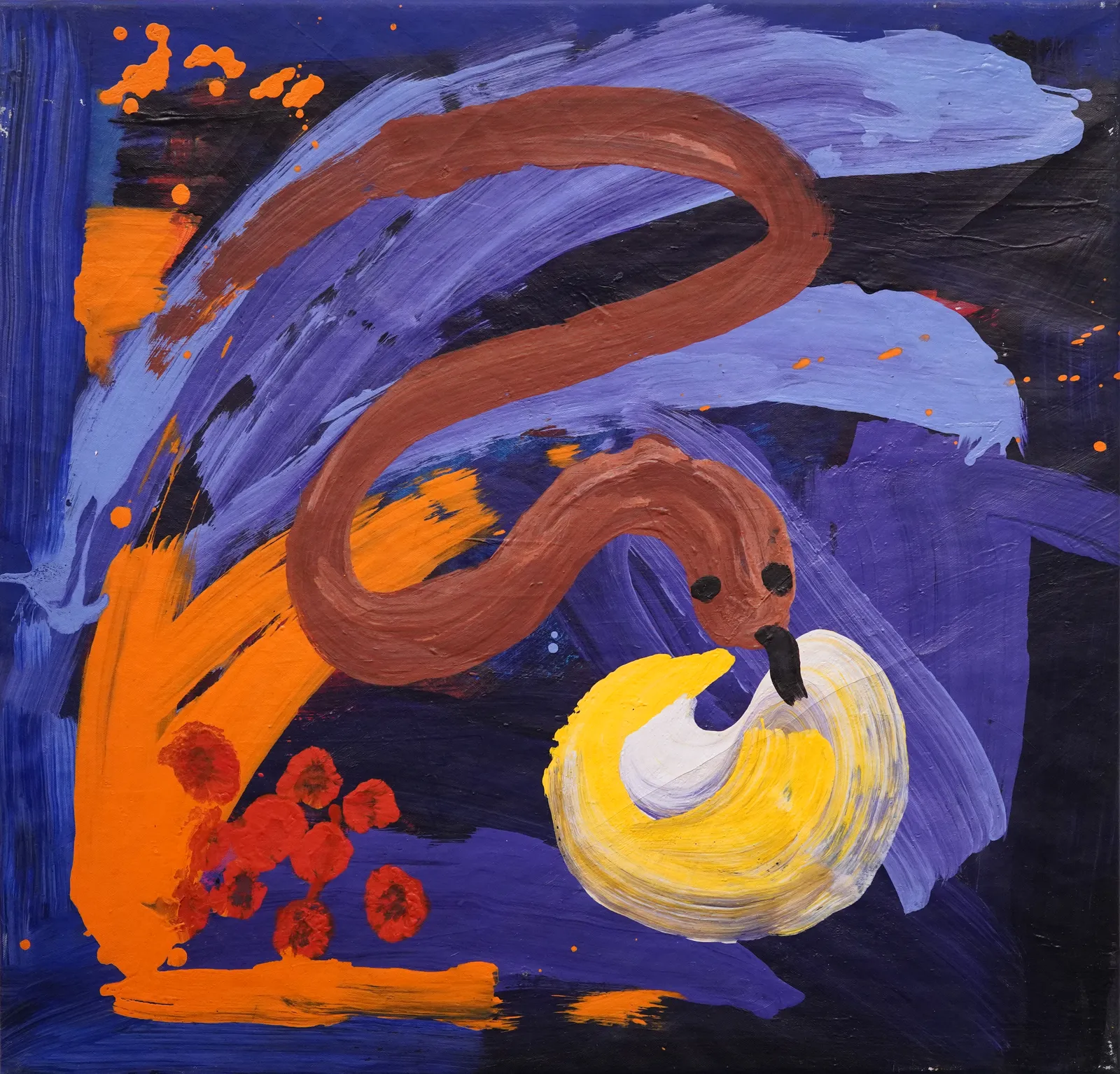 Snake Bites the Sun, 2001 by Heather (Anjolu) Umbagai