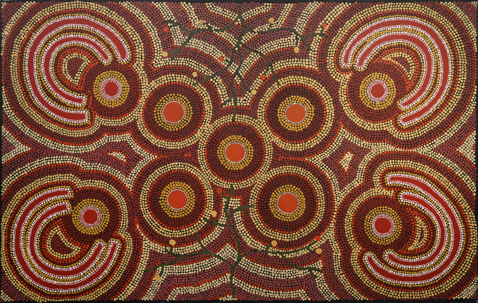Men's Ceremony, 1990 by Malcolm Jagamarra