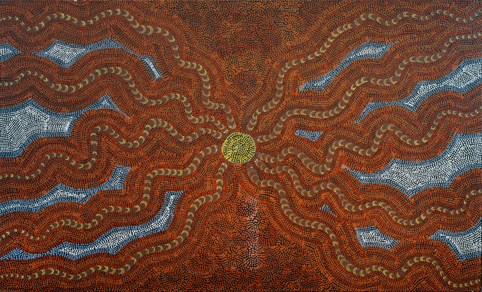 Snake Dreaming, 1993 by Janet Forrester Ngala