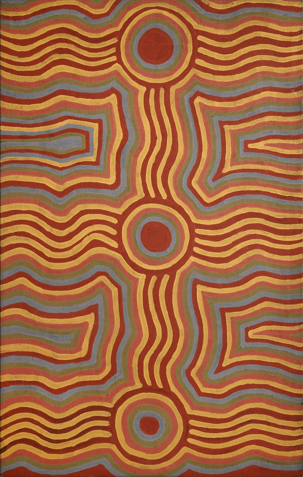 Men's Dreaming, 1995 by Mick Namarari Tjapaltjarri