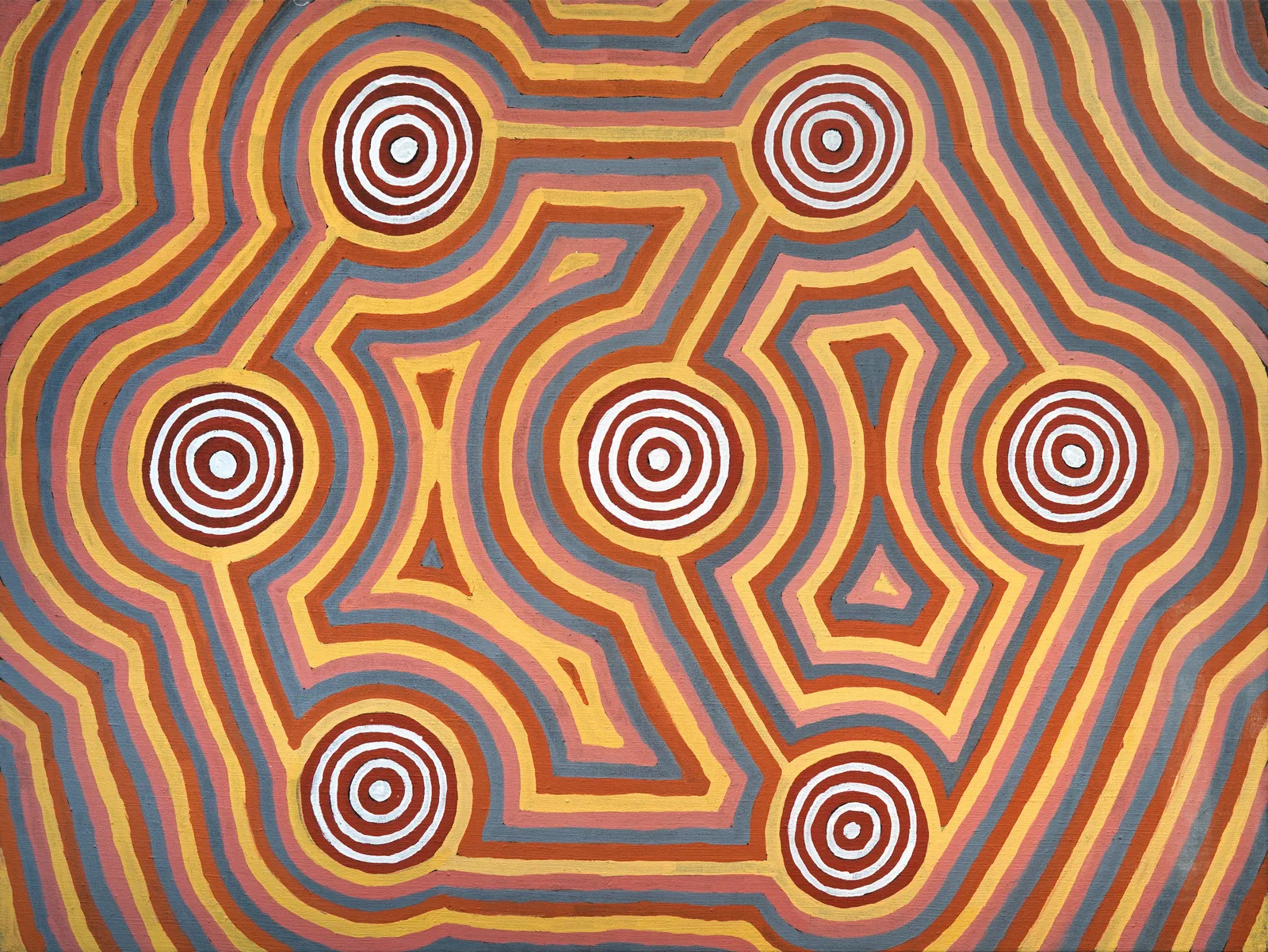 Tingari Cycle, 1995 by Johnny Scobie Tjapanangka