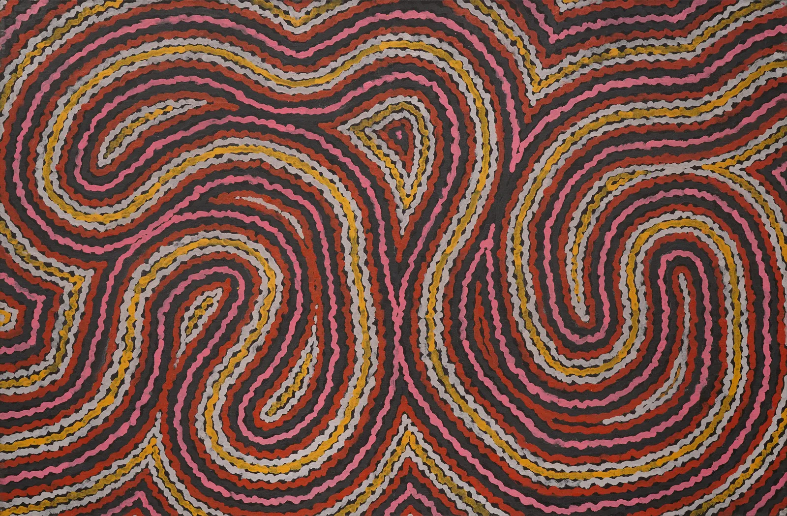 Worm Dreaming, 1996 by Clifford Possum Tjapaltjarri