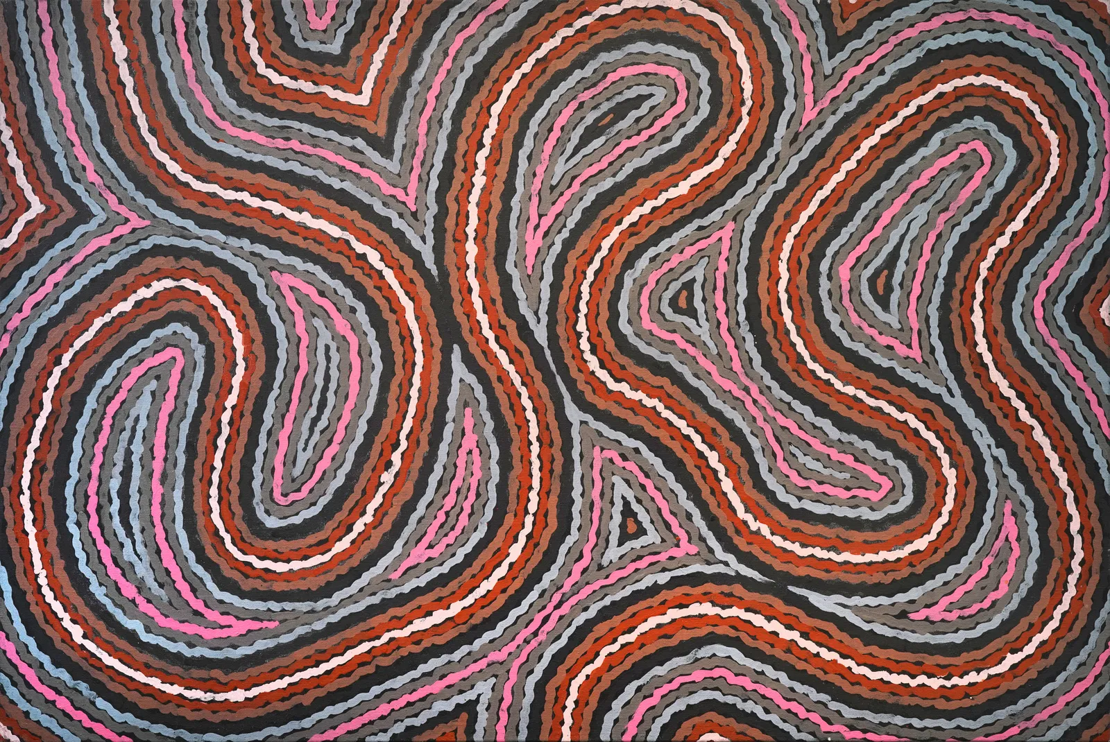 Worm Dreaming, 1996 by Clifford Possum Tjapaltjarri