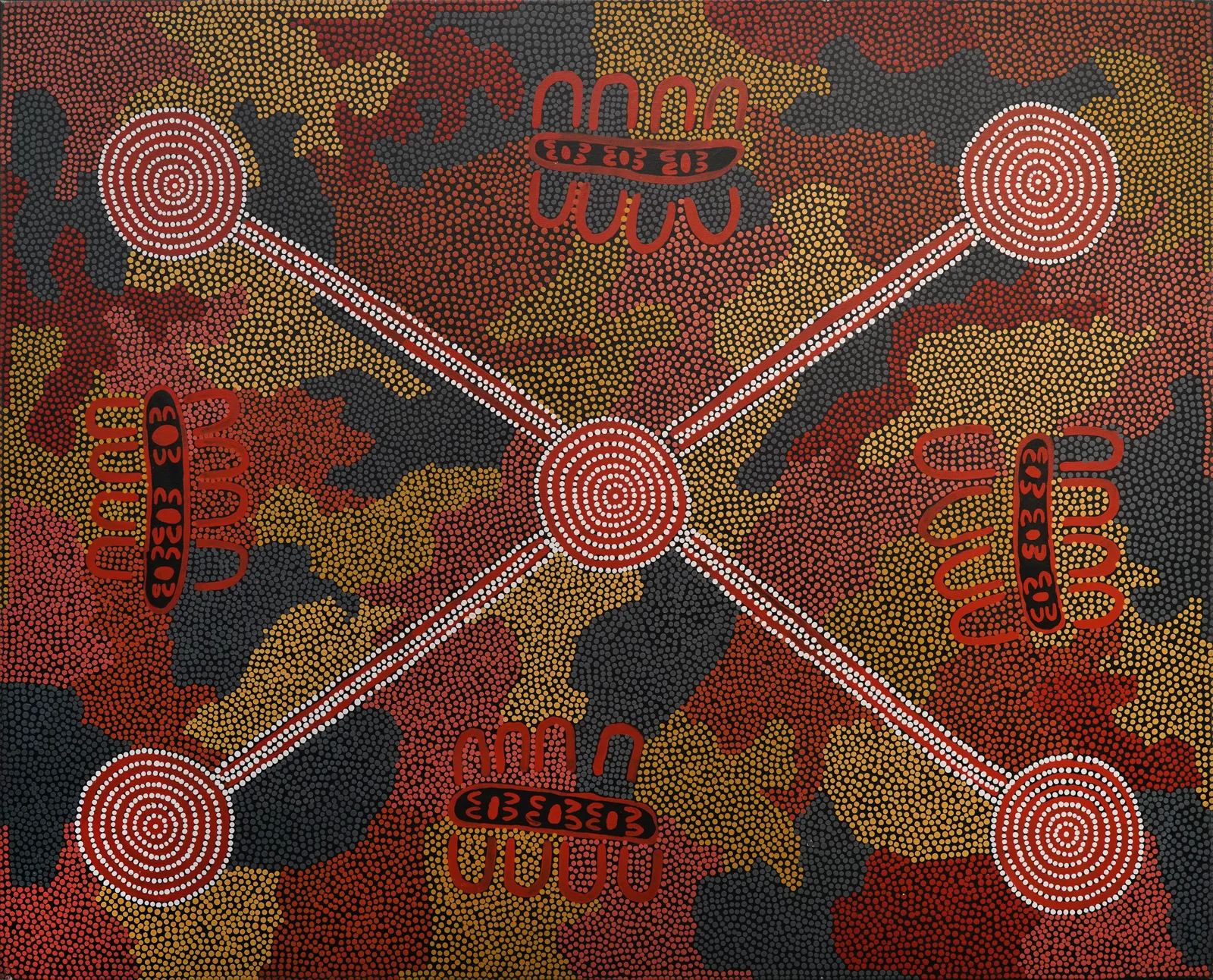 Women's Ceremony by Peggy Brown Nampitjinpa